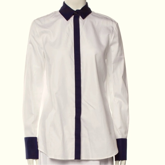 La Ligne Tops - La Ligne 100% Cotton Button-Up Top sz. S